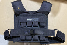 Load image into Gallery viewer, Pisikal 35lbs. Black Weight Vest