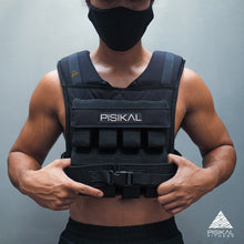 Load image into Gallery viewer, Pisikal 35lbs. Black Weight Vest
