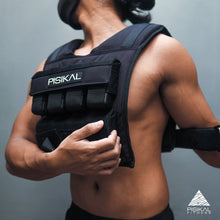 Load image into Gallery viewer, Pisikal 35lbs. Black Weight Vest