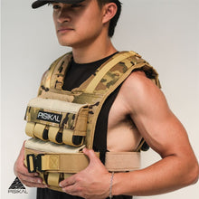 Load image into Gallery viewer, Pisikal 35lbs. Brown Camou Weight Vest

